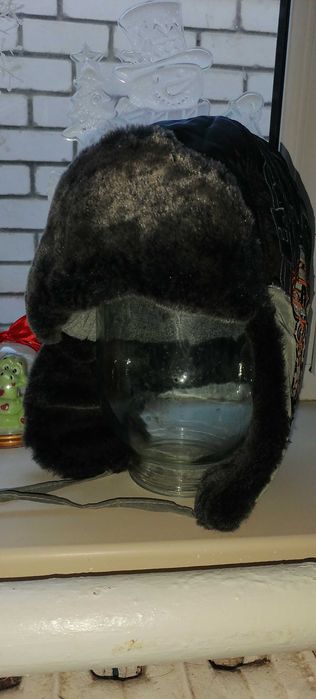 Шапка новая ушанка на 7-9лет