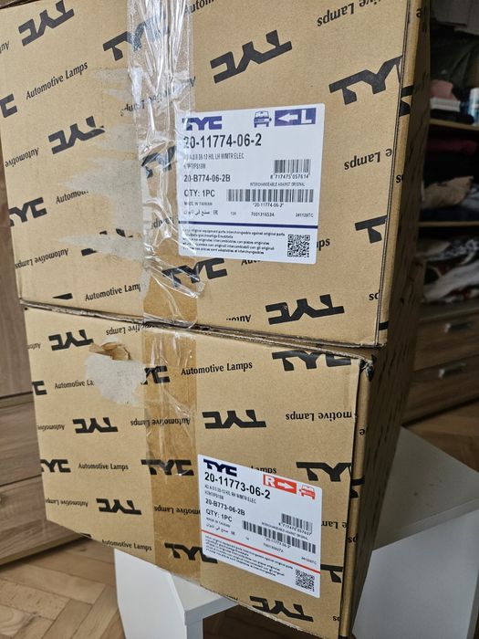 Audi A3 8P фейслифт 2008–2012 фарове – TYC, нови, комплект