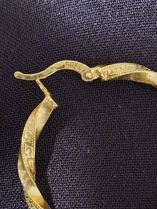 Cercei aur 14k superbi