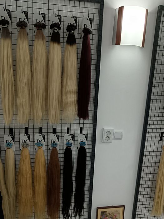 Естествени коси 120гр  първо качеството  промоция 280 лева