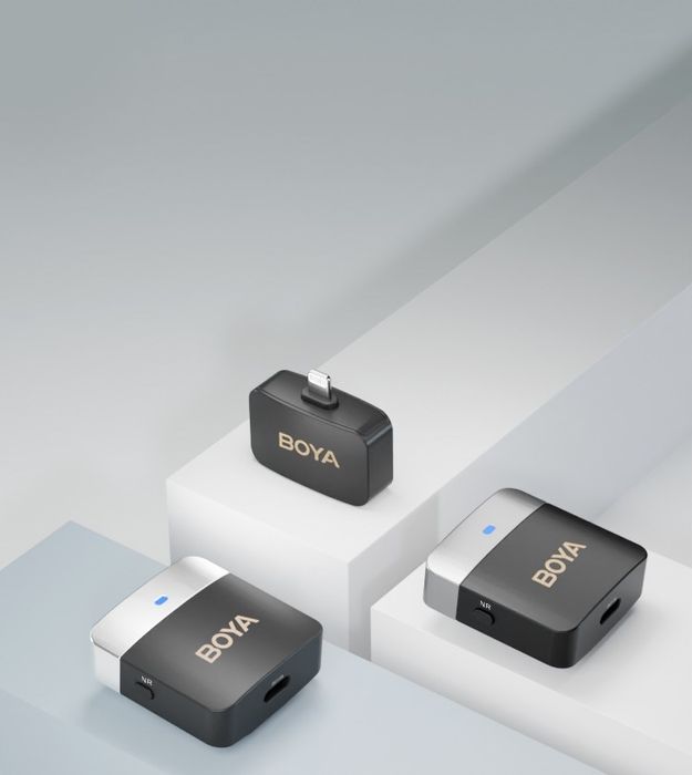 BOYA BY-M1V6 качественный беспроводной двойной микрофон для iPhone