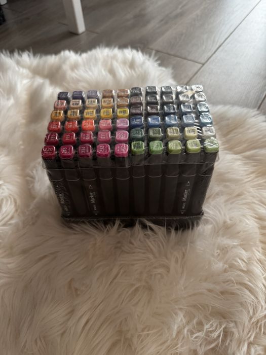 Set markere M&G – 60 culori, dublu vârf