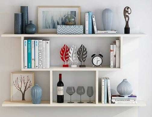 Настенная полка белая