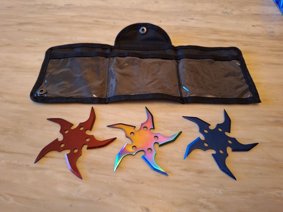 Шурикен (Звезди за хвърляне) 3бр комплект. -15лв