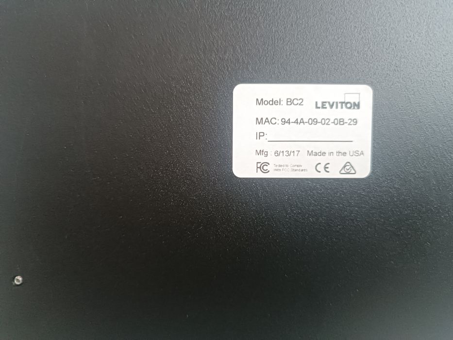Контроллер автоматизации LEVITON BC2