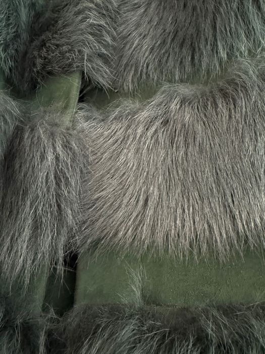 Продам дублёнку зеленого цвета