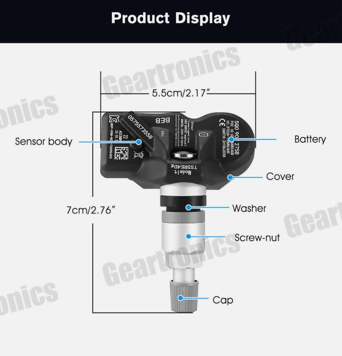 Senzor Senzori Presiune Roti Anvelope Jante TPMS Porsche Audi A4 A5 A6 Q5 Q7 Skoda Vw Touareg Tiguan Sharan Golf 5Q0907275B 5Q0907275B 5Q0907275C