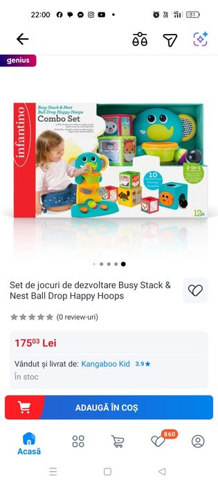 Set joc dezvoltare bebe