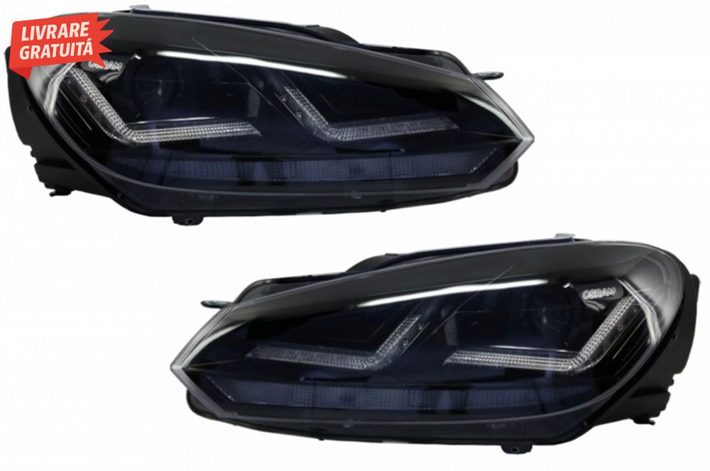 Faruri Osram LED Negre LEDriving Semnal Dinamic si Grila Centrala VW G