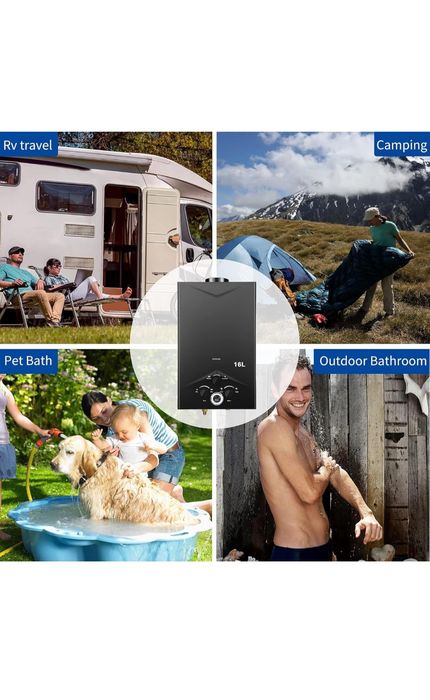 Газов бойлер за къмпинг или двор