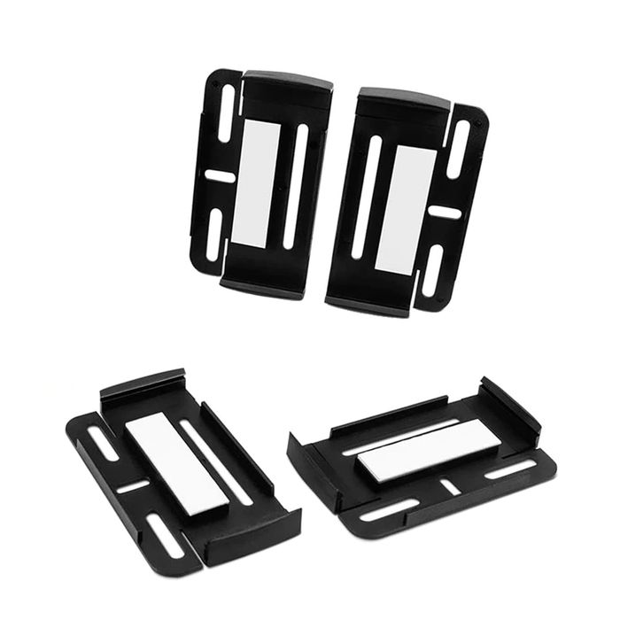 Set 4 suporti numar inmatriculare TIGER SLIM -Negru