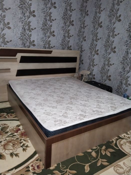 2 kishilik Yotoqxona mebeli zamonaviy koʻrinishda