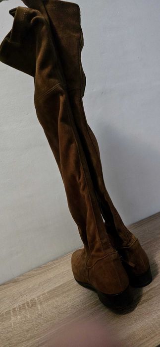 Cizmele piele Massimo Dutti 36