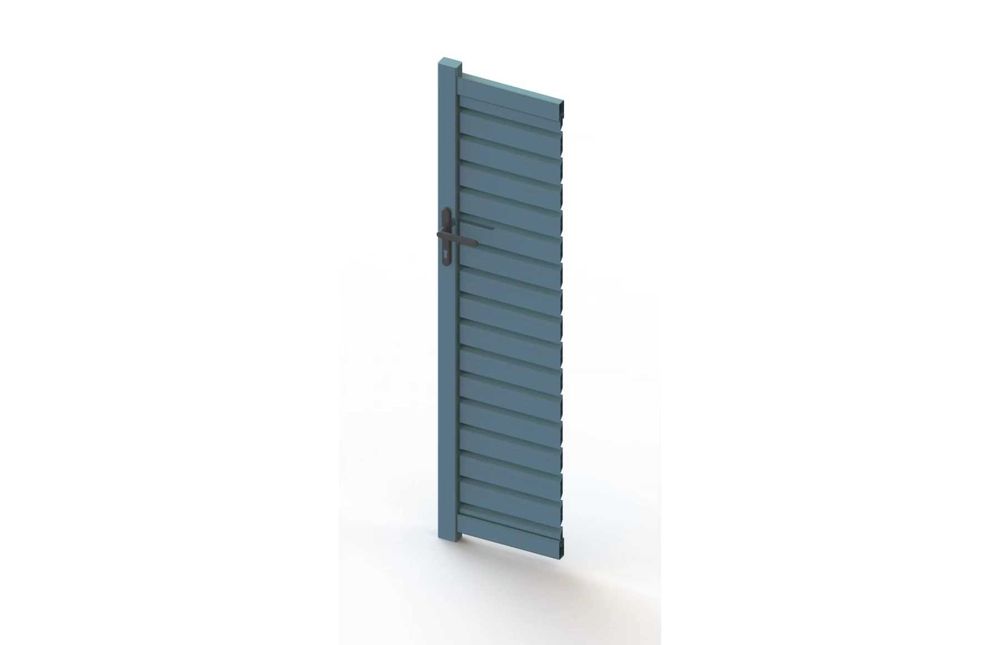 Гаражна врата за двор, дворна  врата, портална врата Жалузея Делукс