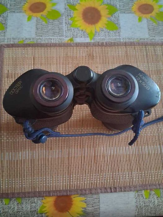 Vând Binoclu Docter Optic (Doctor) 12x50B – Istoric Carl Zeiss Jena, Optică Impecabilă