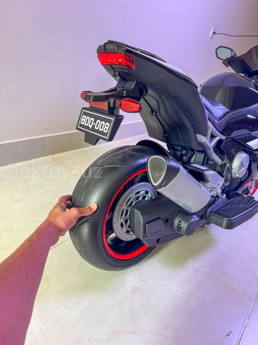 Детский мотоцикл BMW S1000 RR 24V лучший подарок ребёнку от 3 до 8 лет