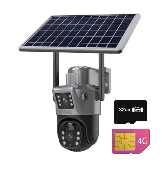 Cameră de Supraveghere 4G cu Panou Solar +Card 32 gb Cadou!!