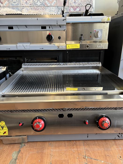 Скара на газ плоча inox