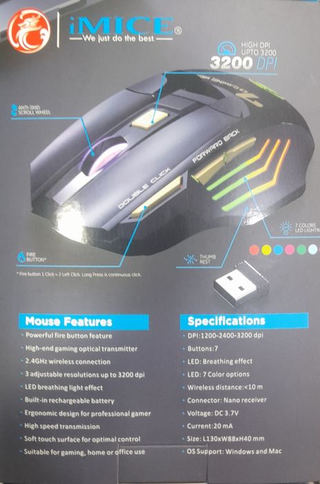 Mishka /  мишка ( iMICE GW-X7 )