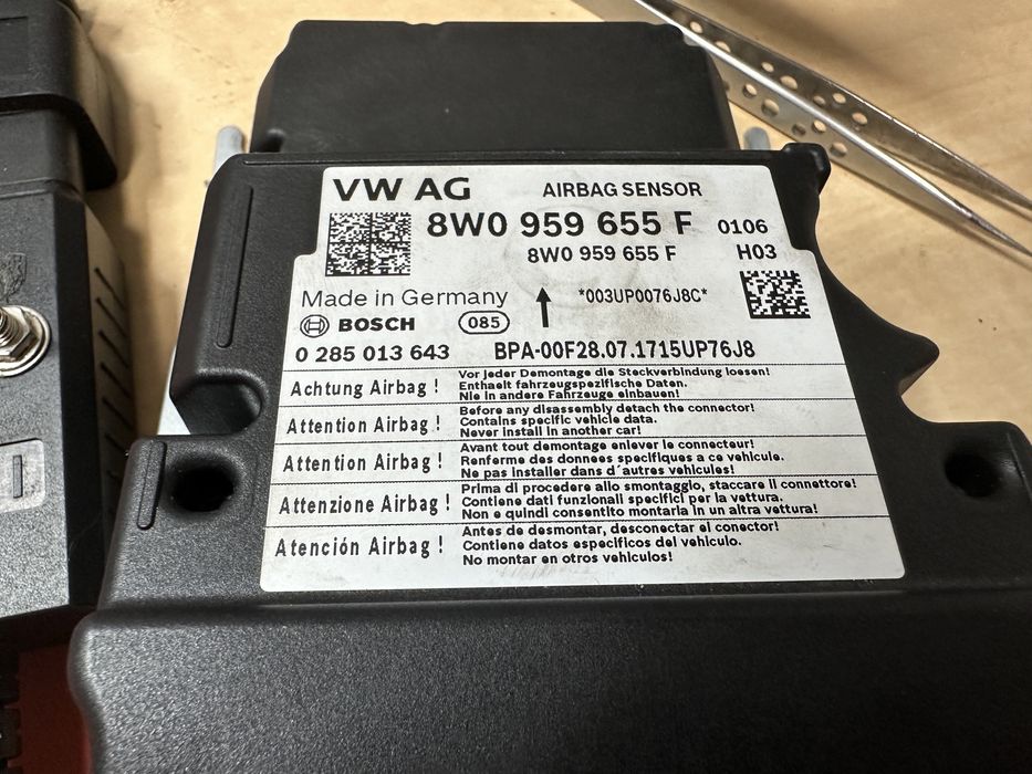 Airbag reset - crash data - resetare modul airbag