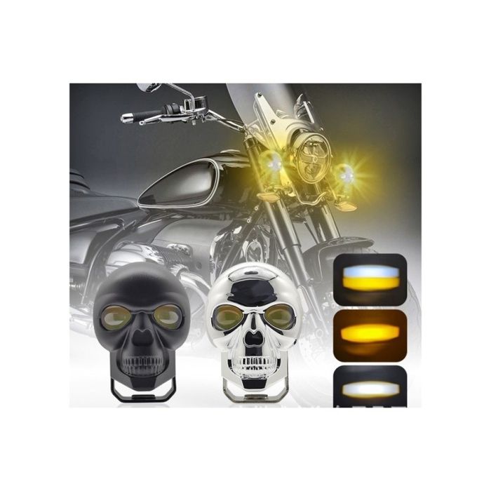 Proiector LED argintiu 70Watti/ 14000 Lumeni lumina alba sau galbena 12V-24V
