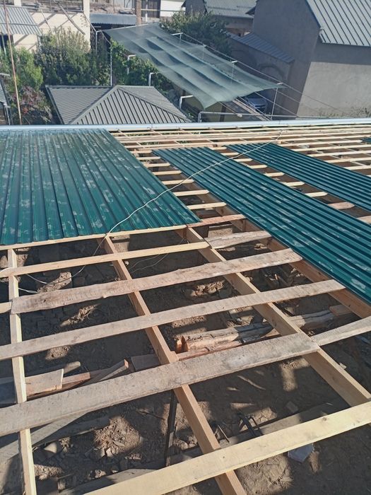 Tom yopamiz profnastil Slif turba o'rnatamiz