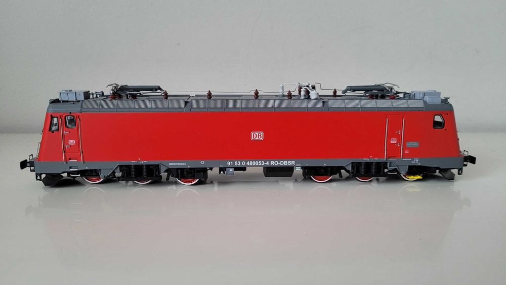 Amintiri Feroviare AF10200 Locomotiva electrica 480 053-4, DB Cargo Romania, epoca VI, analog