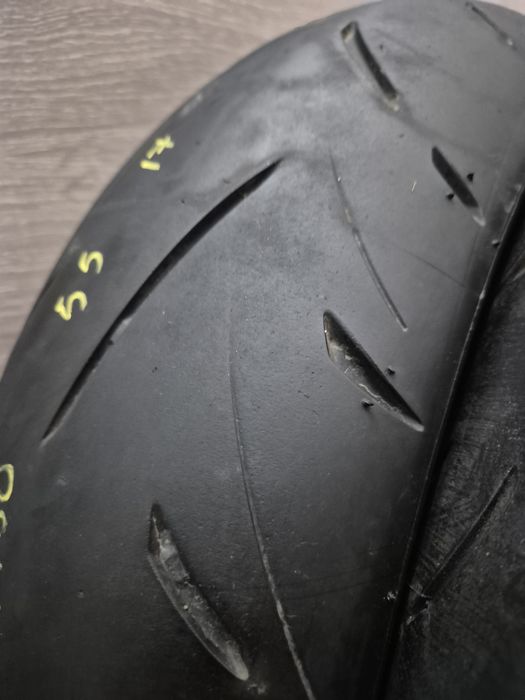 Set anvelope moto 120 70 17 cu 180 55 17 Dunlop roadsport 2 dot 3521