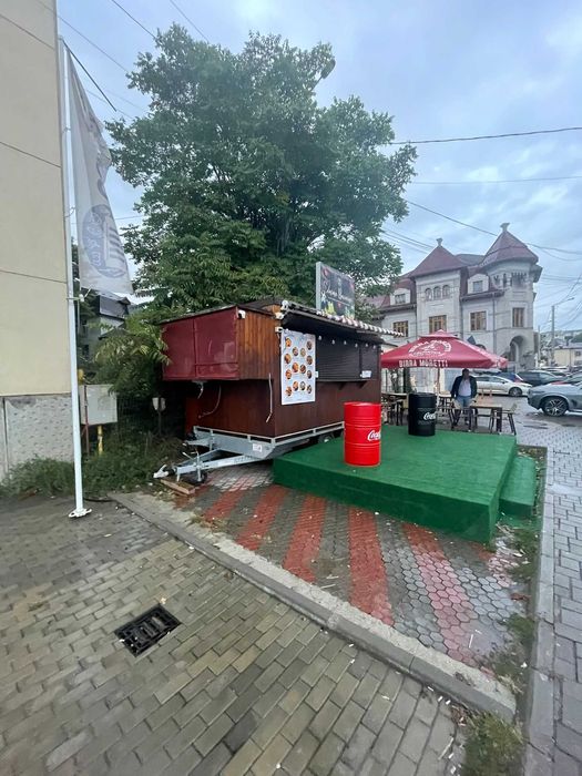 Rulota restaurant streetfood echipata complet 5m lungime \ 2.2m latime