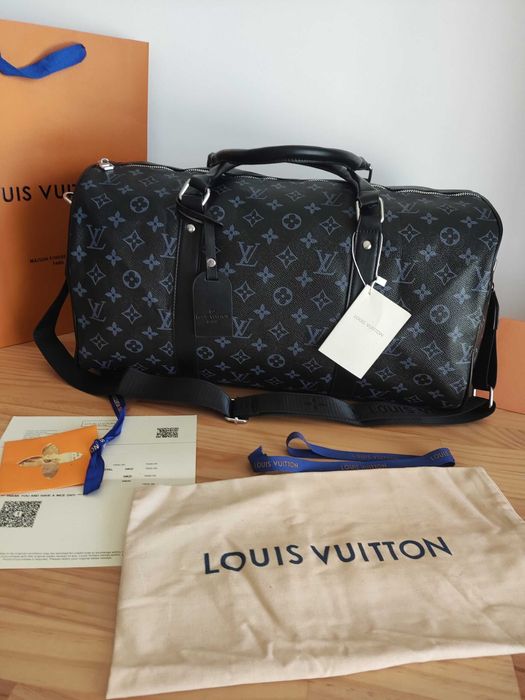 In stoc voiaj, geanta sport piele Louis Vuitton 1109.14