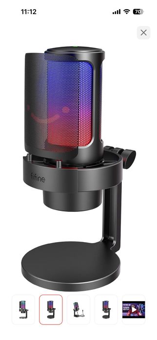 Микрофон Fifine A8 черный