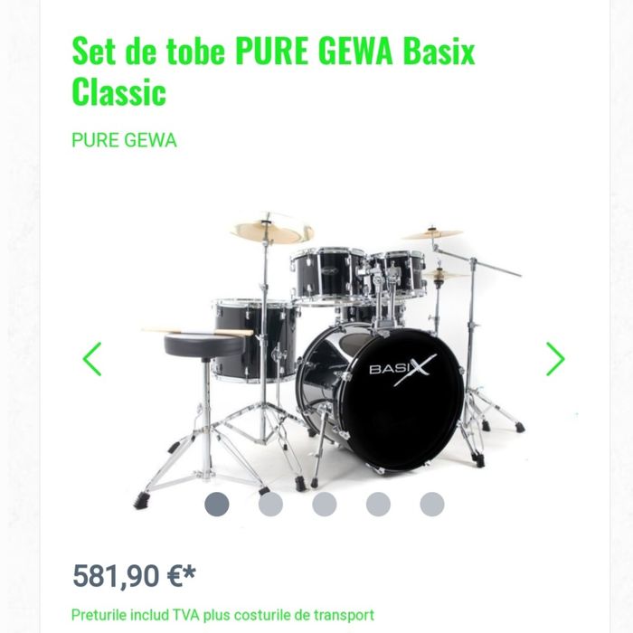 Set de Tobe Pure Gewa Basix Classic