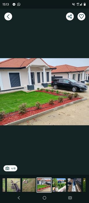 Motocultor 14 cai  frezare pregătire gazon