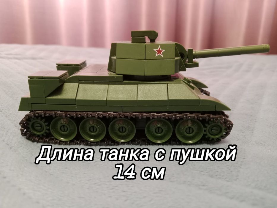 Срочно! Продам лего танк Т- 34 уже собранный