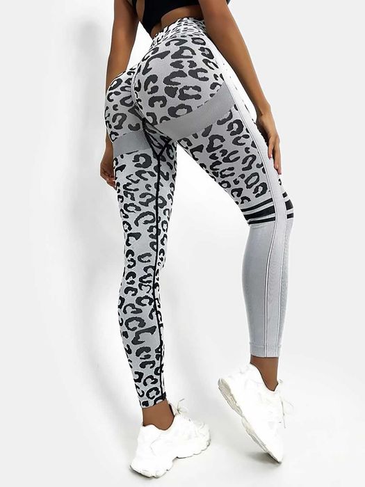 Спортивные леггинсы с эффектом PUSH UP на высокой посадке. Leggings
