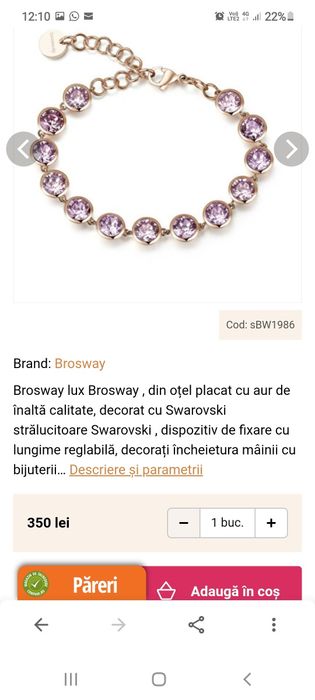 Vand bratara Brosway