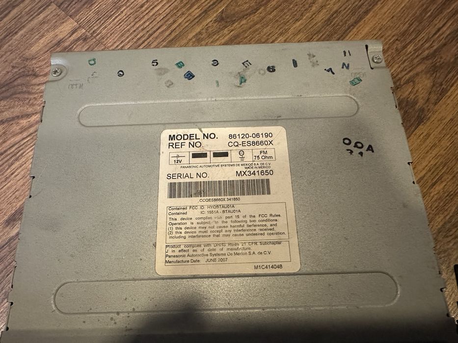 Головное устройство Camry 40