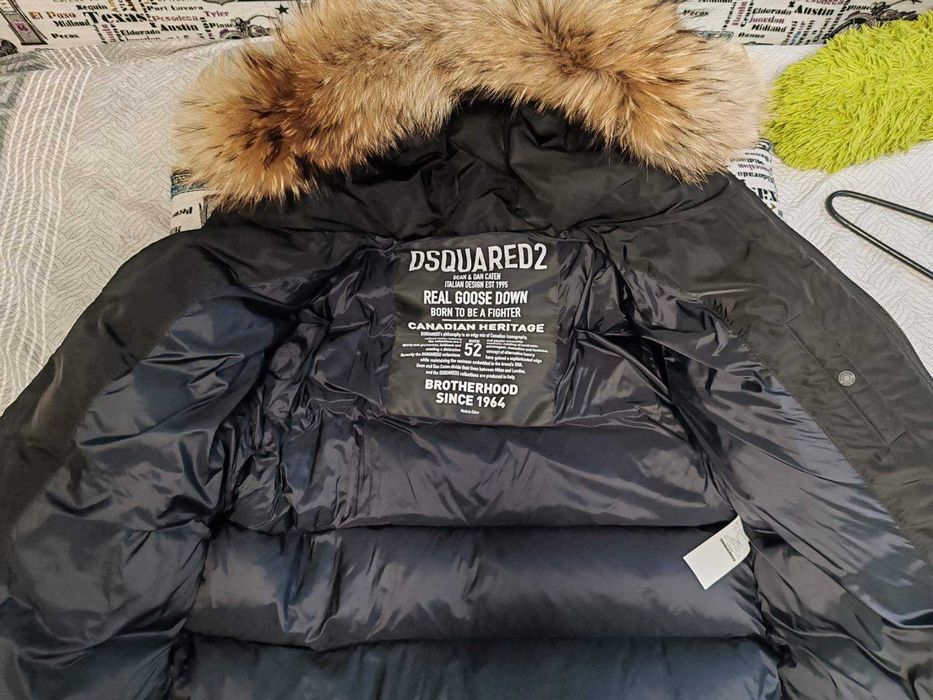 disquared 2 пухено яке с етикети, оригинал