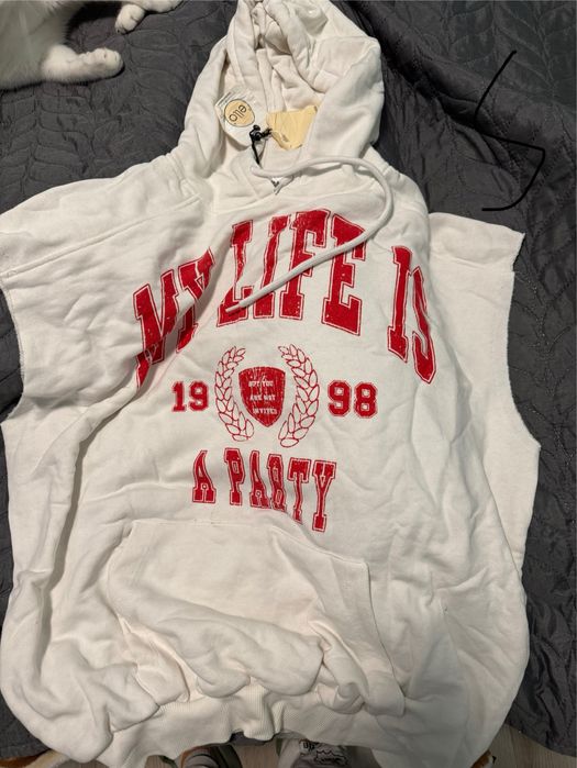 Суитчер бял размер S