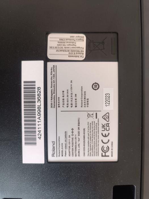 Синтезатор roland e-x10