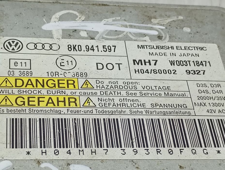 Balast xenon 8K0941597 Volkswagen Passat B7 (2010 - 2015) 2.0 tdi CFGB CFGB