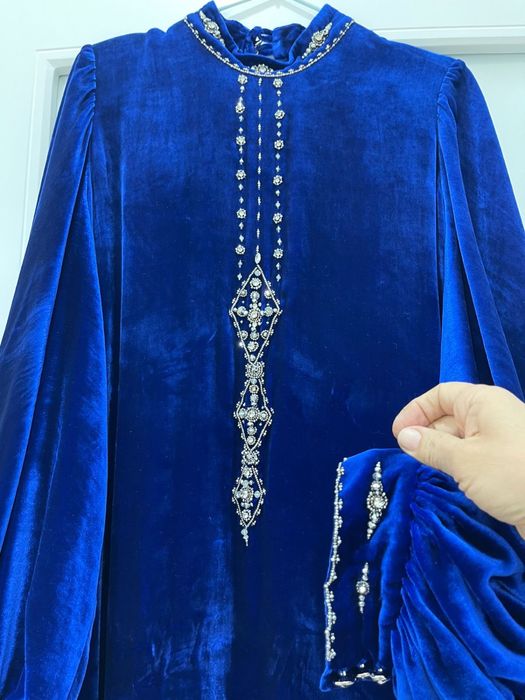 Платье бархатное 50-52р