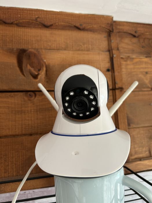 Заглавие: Безжична Wi-Fi IP камера 360° (PTZ) с нощно виждане и 3 антени