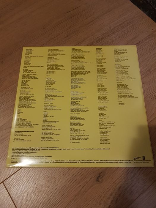 Vinil Billie Eilish - Don't smile at me EP