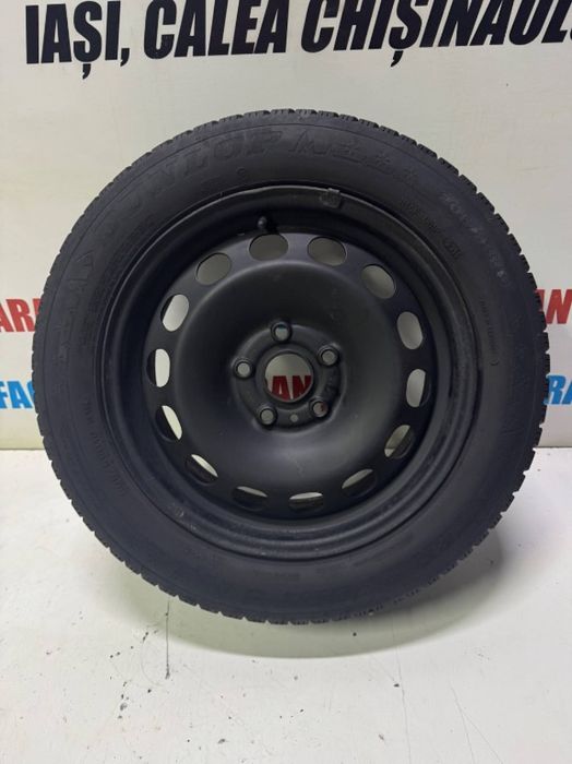Jantă tablă roată rezervă 5x112 R16 6.5J ET50 Passat B5.5 B6 Golf