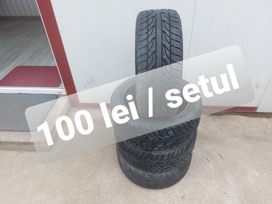 100 lei bucata! Set anvelope de vara 195 45 15 Haida