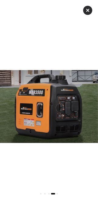 Generator electric portabil 3KW, Maxpeedingrods MXR3500, benzin, 4L