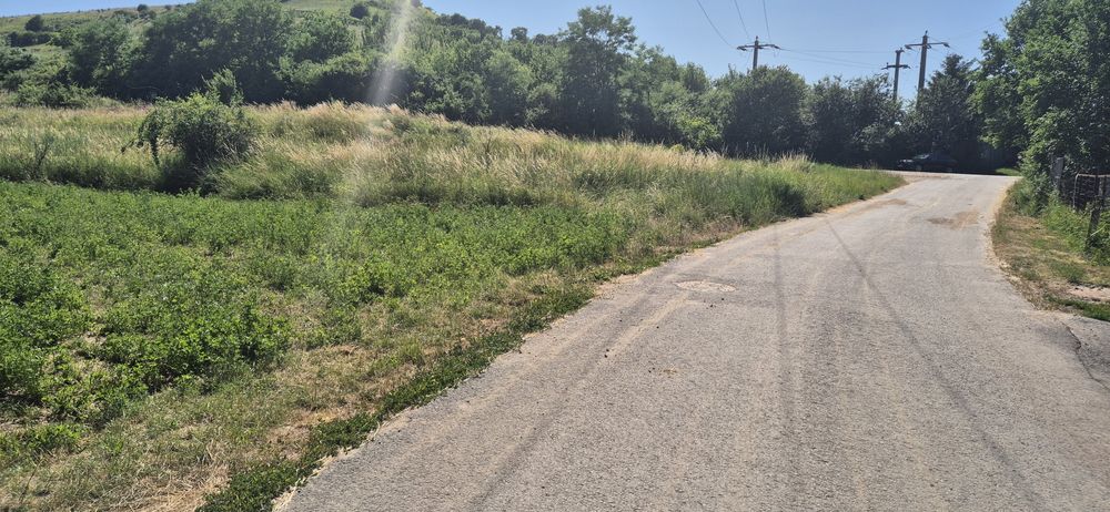 Vand teren Hala  ,  casa , duplex ,la asfalt Luna de sus 1000mp