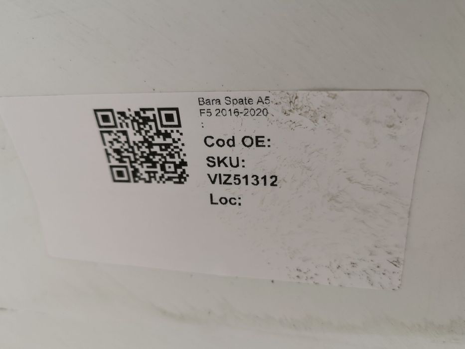 Задна броня А5 Ф5 / Bara Spate A5 F5 Оригинална, в добро състояние