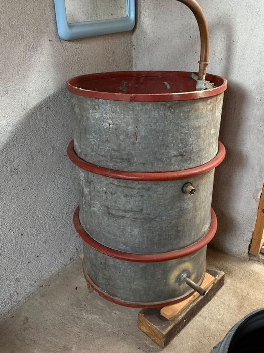 Cazan tuica si surub presa